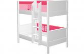 Etagenbett Haba Matti in Weiss-Pink